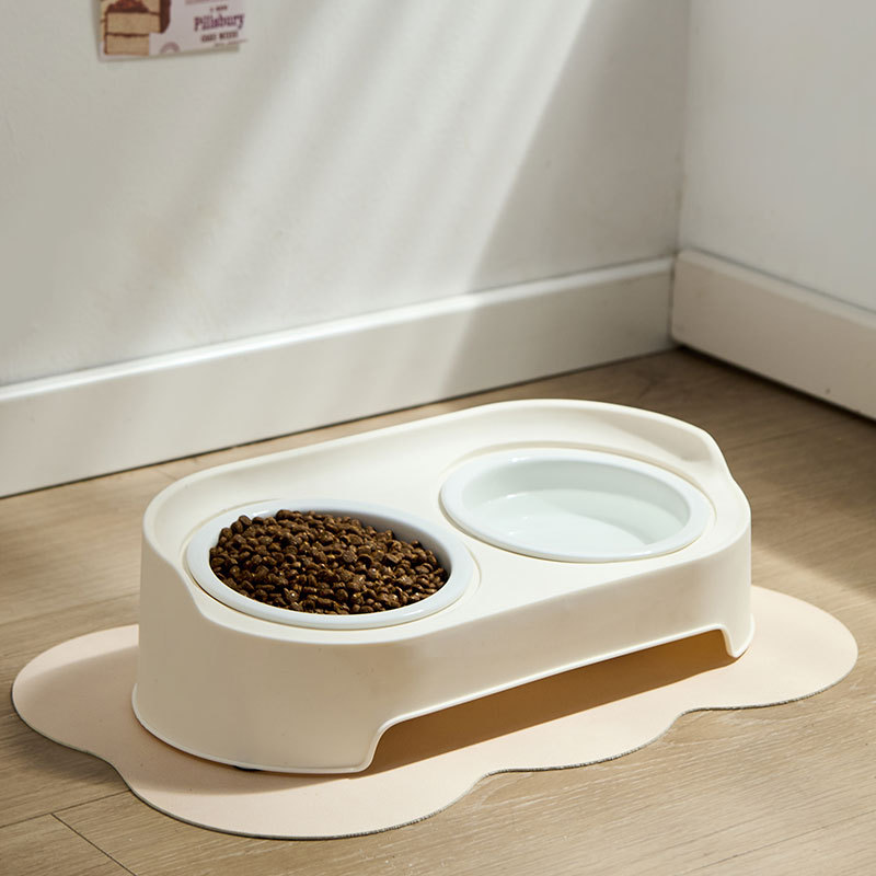 Blanco + tazón de cerámica (sin almohadilla para disparar)