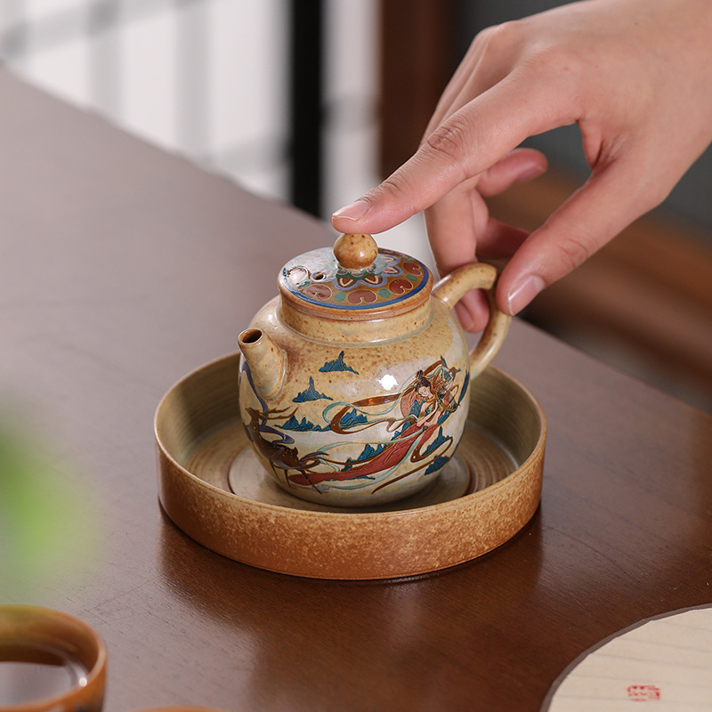 Elite tea set for home use, tea cup, handmade