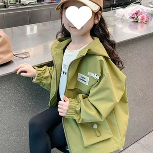Girls' Coat Spring and Autumn 2025 New Western Style Spring Fashionable Baby Girl Children's Casual Coat Rush Clothes