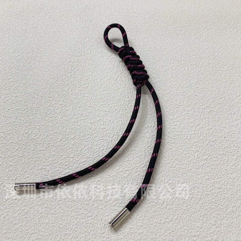 miu系彩色尼龙绳包挂绳结手工尼龙编织绳miu钥匙扣挂件配件跨境|undefined