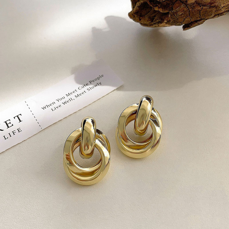 11 # 골드버튼 귀걸이-