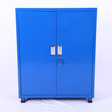重型铁皮车间工具柜加厚汽修储物柜双开门带锁车间零件柜厂家直销