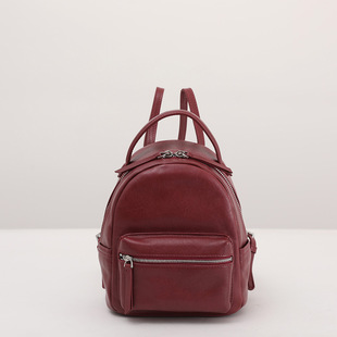 100% Full-Grain Leather Mini Niche Design Backpack Trendy Genuine Leather Single Shoulder Crossbody Bag Small Book