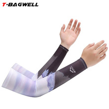 冰袖套夏季冰丝花臂男防晒图腾钓鱼护臂防紫外线男户外骑行A21-HX