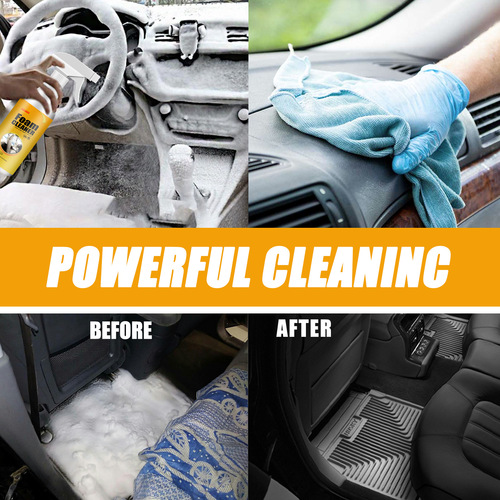 EELHOE Car Multi-purpose Foam Cleaner, Ceiling Seat Interior Seat Stain Remover and Cleaner