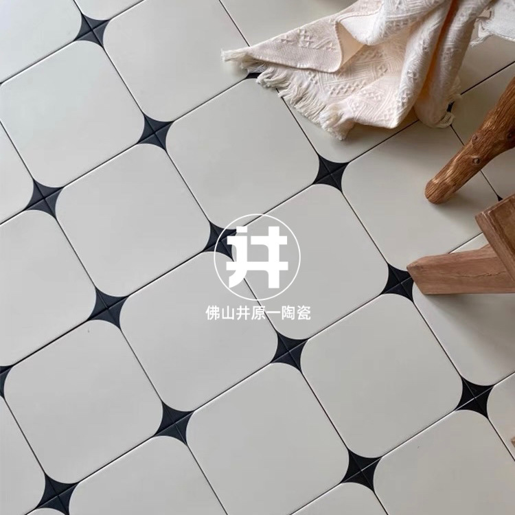 Retro Arc Tile Bathroom Kitchen Tile Toilet Toilet Non-slip Floor Tile Homestay Hotel Bar Wall Tile