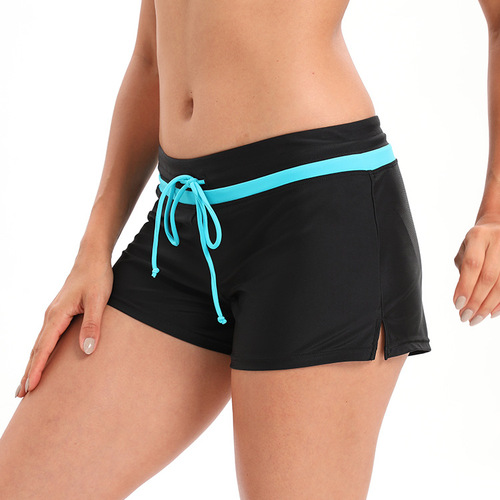  New Products Hot Selling European and American Swimming Briefs Women's Boxer Single Piece Amazon Swimsuit eBay Cross-Border Large Size Swimsuit Foreign Trade
