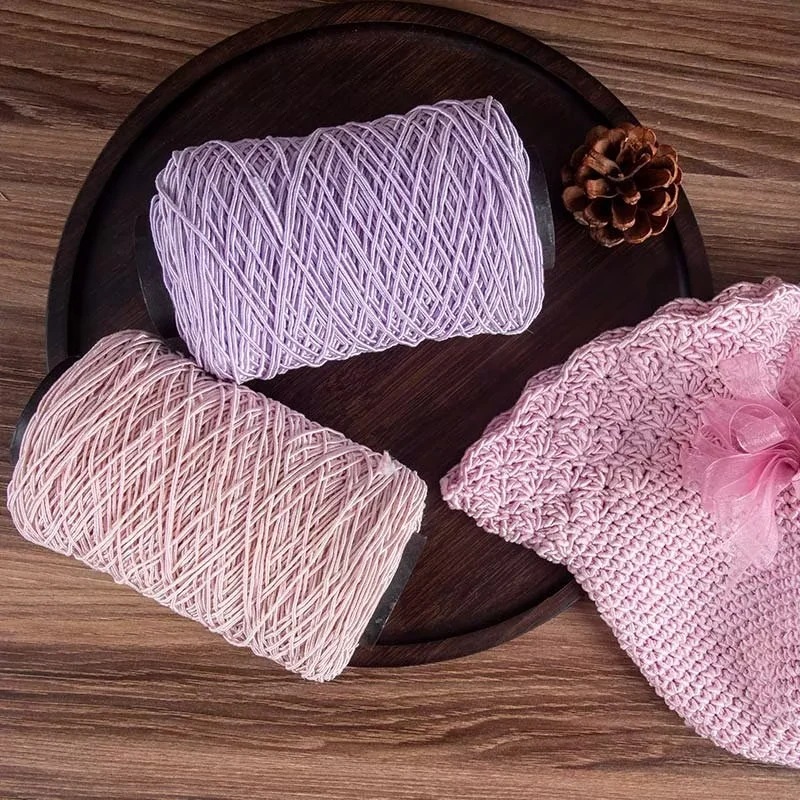龙须藤毛线手工编织帽子中粗线夏凉帽包包线diy手工遮阳帽毛线团