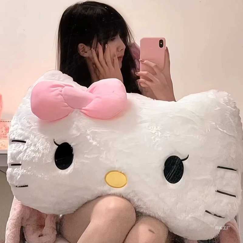 Милая подушка с рисунком кота «Hello Kitty» для девочек, большая подушка для сна, прикроватная кровать, общежитие, студенческий подарок на день