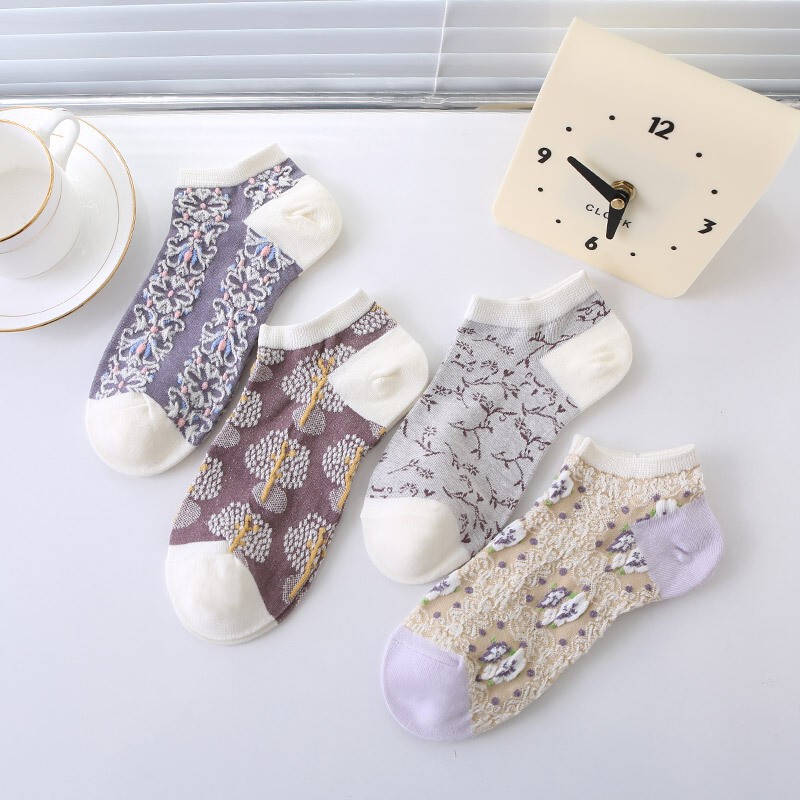 Women's Socks for Spring, Autumn, and Summer, Odor-Resistant, Thin, Trendy Ins Style, Versatile, Japanese Low-Cut, Retro Smiley Face, Student Three-Dimensional Ankle Socks Women's Socks for Spring, Autumn, and Summer, Odor-Resistant, Thin, Trendy Ins Style, Versatile, Japanese Low-Cut, Retro Smiley Face, Student Three-Dimensional Ankle Socks