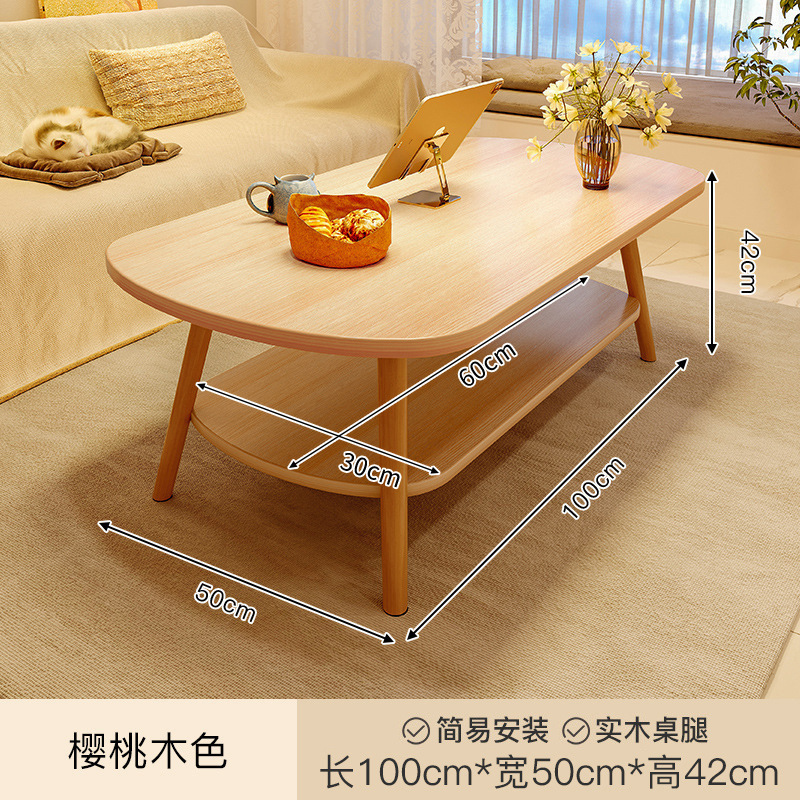 Mesa de té sala de estar pequeña casa simple simple mesa pequeña habitación de alquiler mesa baja balcón mesa de té