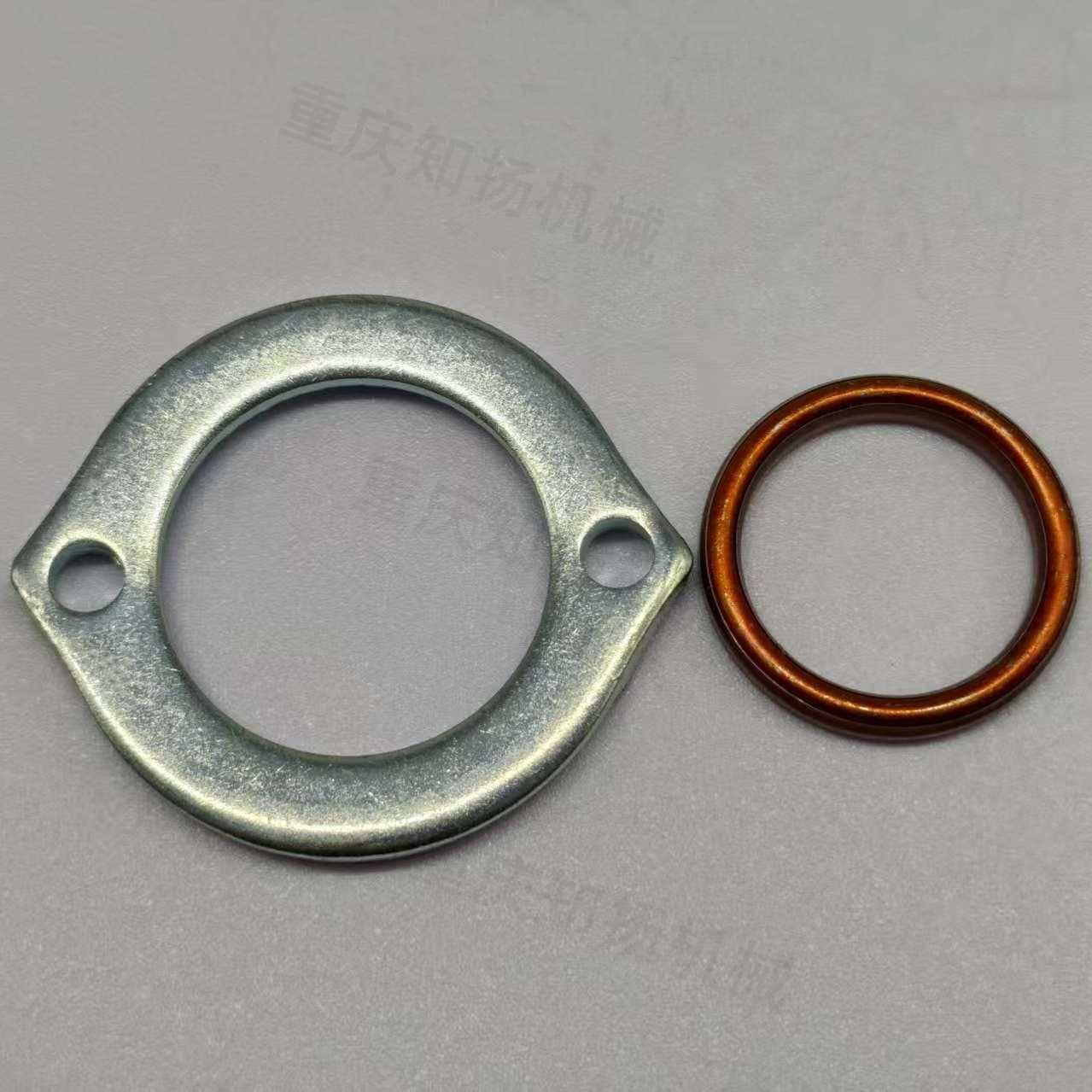 Exhaust Pipe Cg125 Lock Plate Clip Ring Card Barrier 8mm Fastening Screw Cg125Wy125Gn125 Universal
