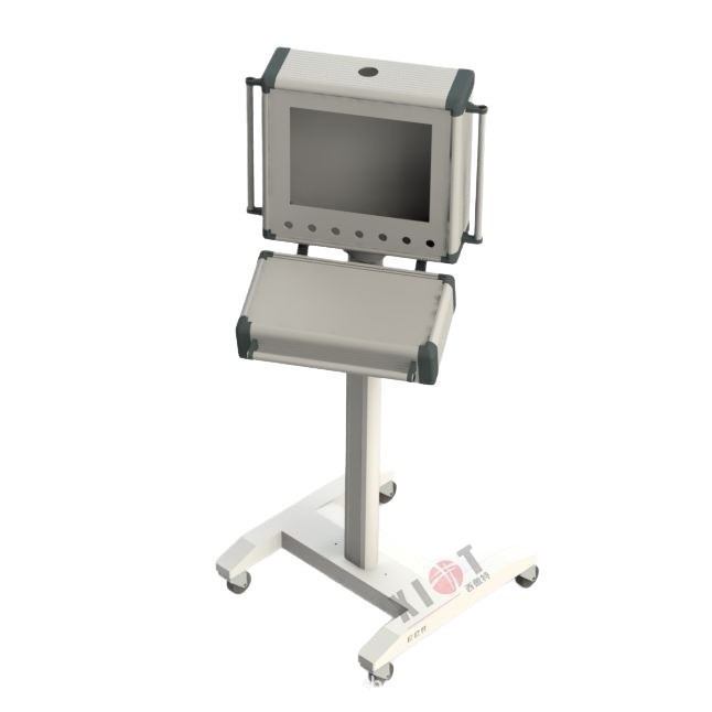 铝合金悬臂操作箱组件触摸屏人机界面吊臂控制箱机床电柜移动支架