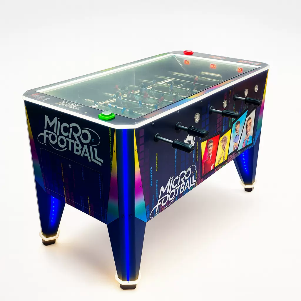 Micro Football商场用家用休闲娱乐桌式足球台灯光款桌上足球机