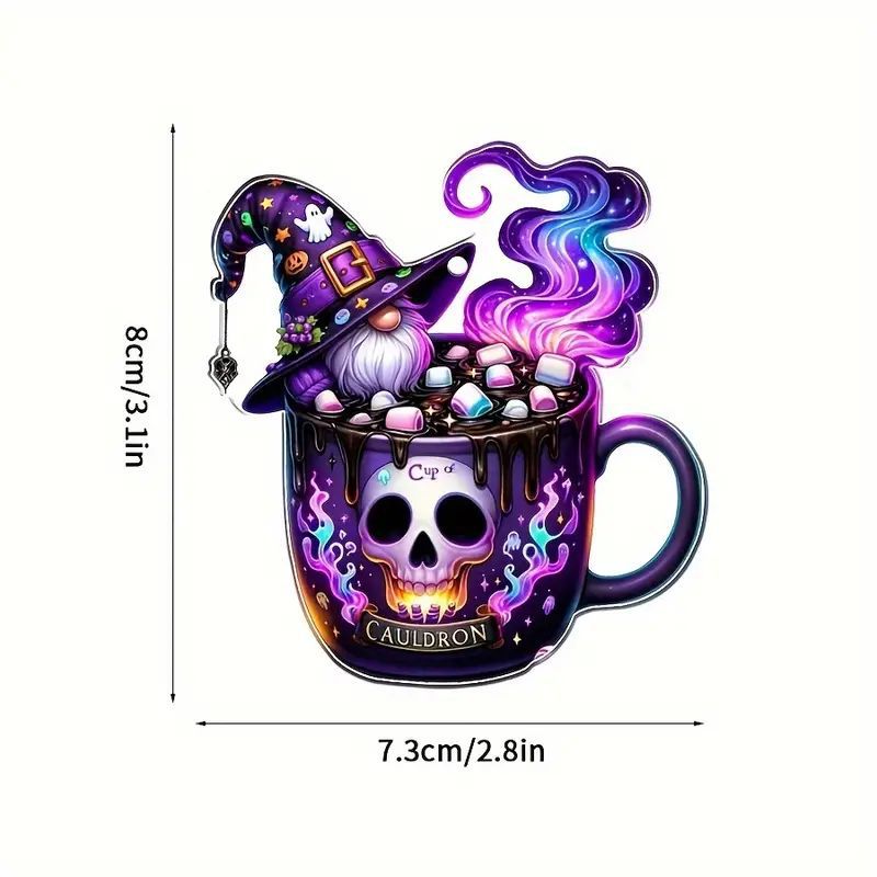 Nuevos productos transfronterizos de Halloween caramelo esqueleto automóvil decoración colgante accesorios de llave colgante soporte fijo