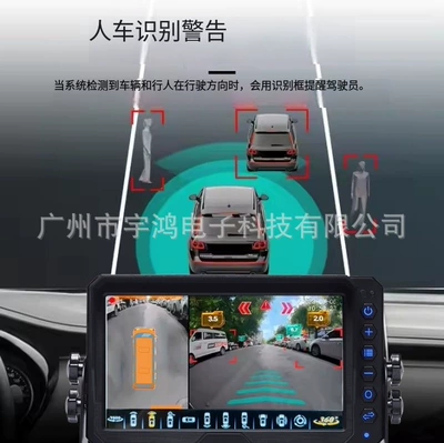 360-Degree Surround View 3D Vehicle Monitoring Ai Car display