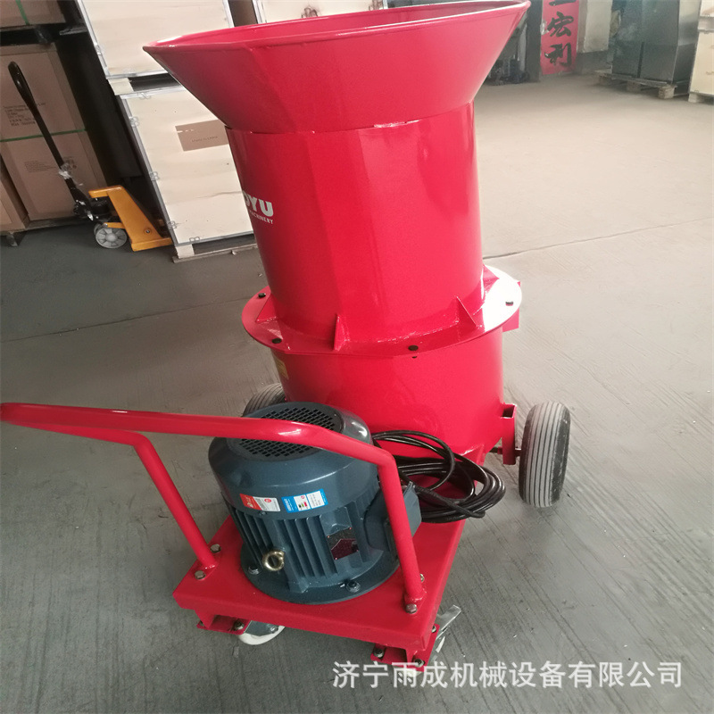 电动碎草机电动畜牧草料机 树叶干草果核粉碎机牛羊食料加工机