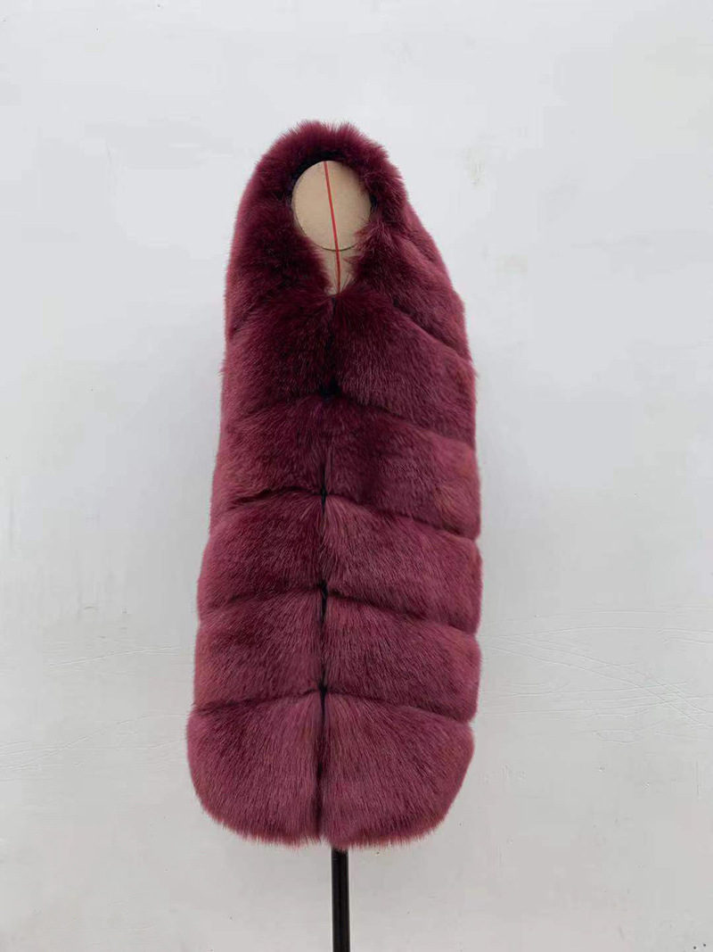 Damen Kunstfellweste Ärmellose Weste Für Herbst Und Winter_voghion.com