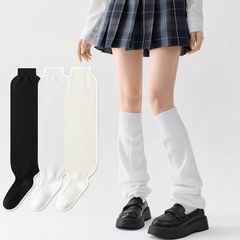 盐系少女慵懒风奶油堆堆袜女春秋季jk过膝袜日系软萌学院风及膝袜