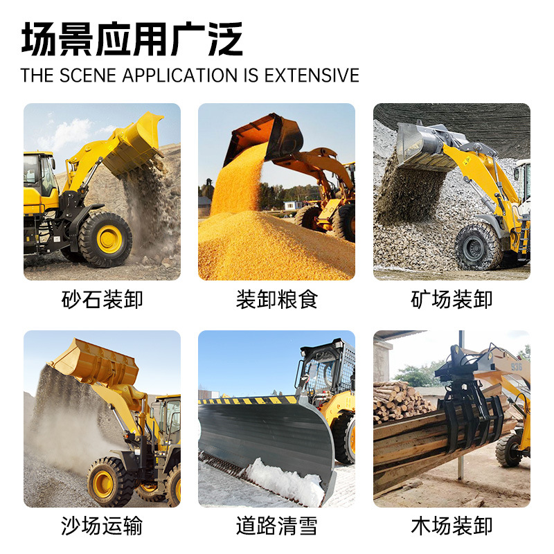 Tiger de pies cortos tipo 20 ingeniería de carretilla elevadora de cuatro tracciones diesel agarrador de madera agarrador de césped cargador de shed fabricantes