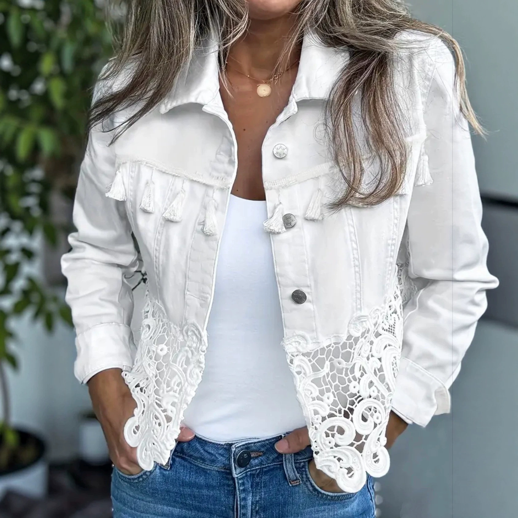 2026 Spring and Summer New Style Temu Amazon Aliexpress Shein European and American Cross-Border Denim Jacket for Petite Sizes