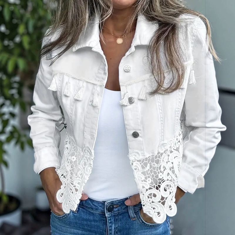 2026 Spring and Summer New Style Temu Amazon Aliexpress Shein European and American Cross-Border Denim Jacket for Petite Sizes 2026 Spring and Summer New Style Temu Amazon Aliexpress Shein European and American Cross-Border Denim Jacket for Petite Sizes