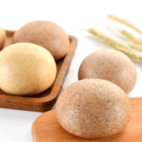 Handmade Black Whole Wheat Steamed Buns Corn Buckwheat Steamed Buns Mixed Grain Snack Fast Grain Breakfast Semi-finished Products Wholesale Replacement