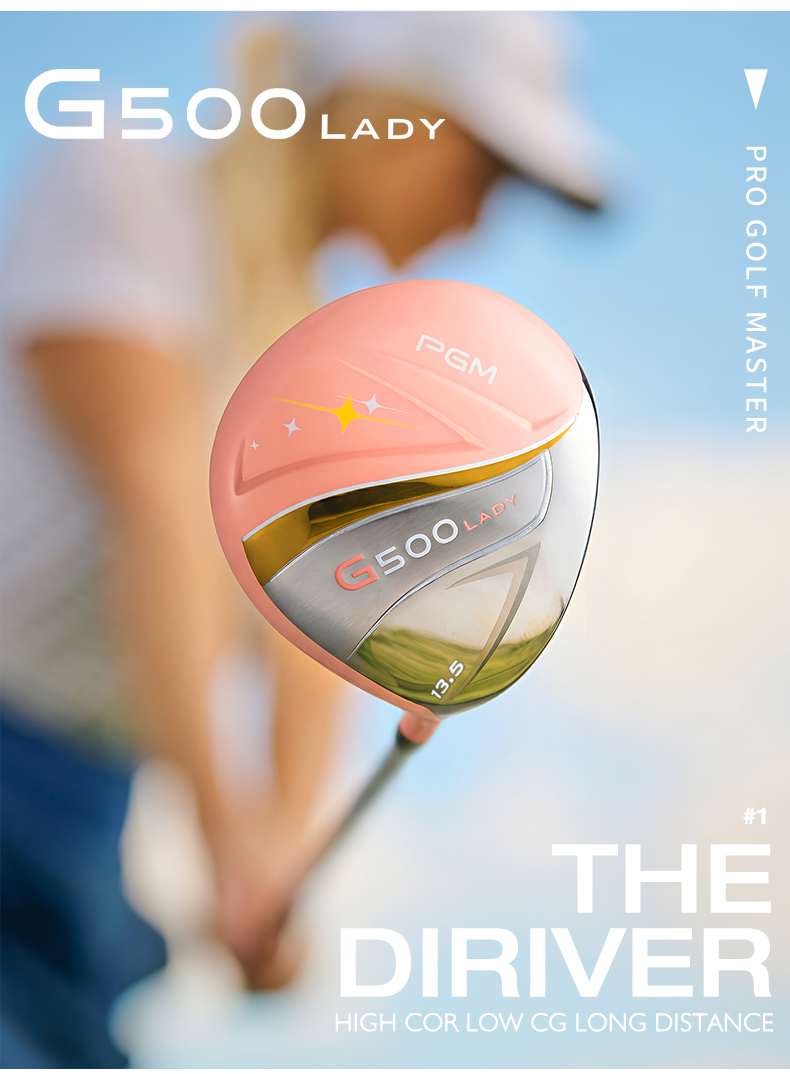 Gậy đánh golf PGM G500 số 1 (Driver) cho nữ, cán carbon cấp L, tặng bao đầu gậy — Hồng san hô #Gậy số 1 (Cán carbon cấp L) Tặng bao đầu gậy MG079, Trắng tím #Gậy số 1 (Cán carbon cấp L) Tặng bao đầu gậy MG079 chi tiết 2
