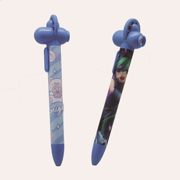 Cartoon Fun Office Stationery 0.5 Neutral Core Rotating 8 Picture…