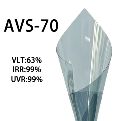 Wholesale car film: high-definition front windshield privacy and anti-explosion glass film, high insulation film, single-sided solar film for cars (Automotive Film) - 152m-15m-whole-roll-wholesale-avs-70