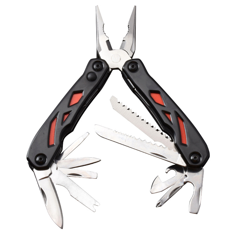 SQT Shunquan 1509 alicates multifunción plegables para llevar al aire libre y al aire libre, alicates de cuchillo de combinación