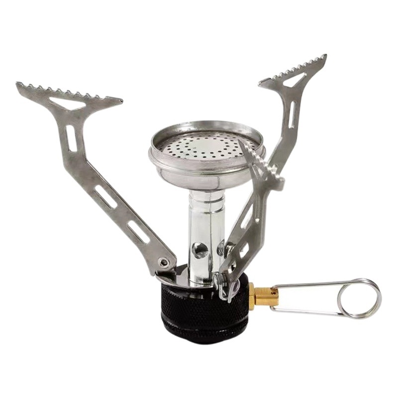 Tuocun Integrated Ultra-light Mini Picnic Stove Outdoor Portable Ultra-small Alpine Camping Anti-wind Gas Stove