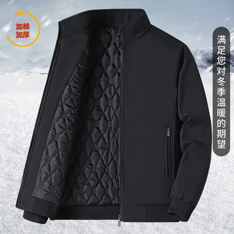 Warm jacket for leisure, (Cross-border trading), for middle age, plus size