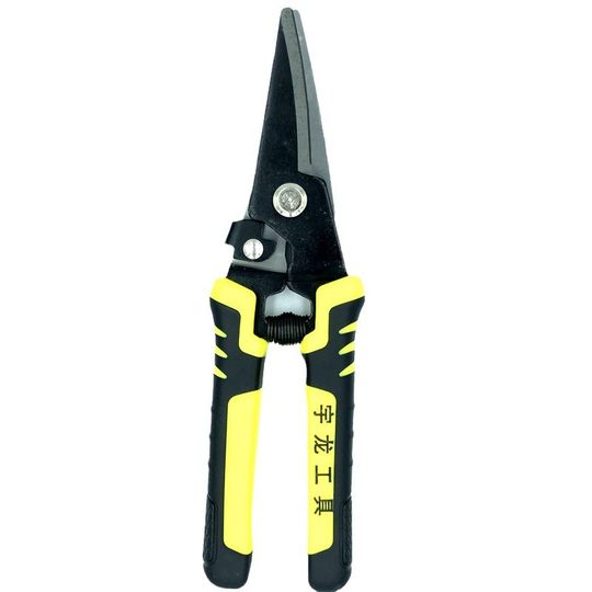 Factory wholesale multifunctional iron shears stainless steel iron shears garden gardening pruning curved iron shears
