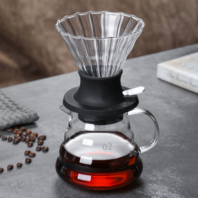 Чашка с фильтром для кофе ручной работы, умная чашка v60, стеклянный фильтр для совместного использования, набор капельных фильтров для замачивания