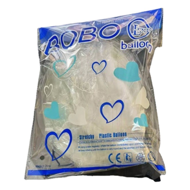 Celebridad en línea Bobo bola fábrica al por mayor transparente estiramiento Bobo globo boda cumpleaños decoración 18 pulgadas 20 pulgadas 24 pulgadas