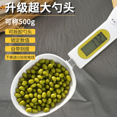 Electronic scale measuring spoon high precision scale 1000 grams milk powder baby baking kitchen weighing scale measuring spoon cat food