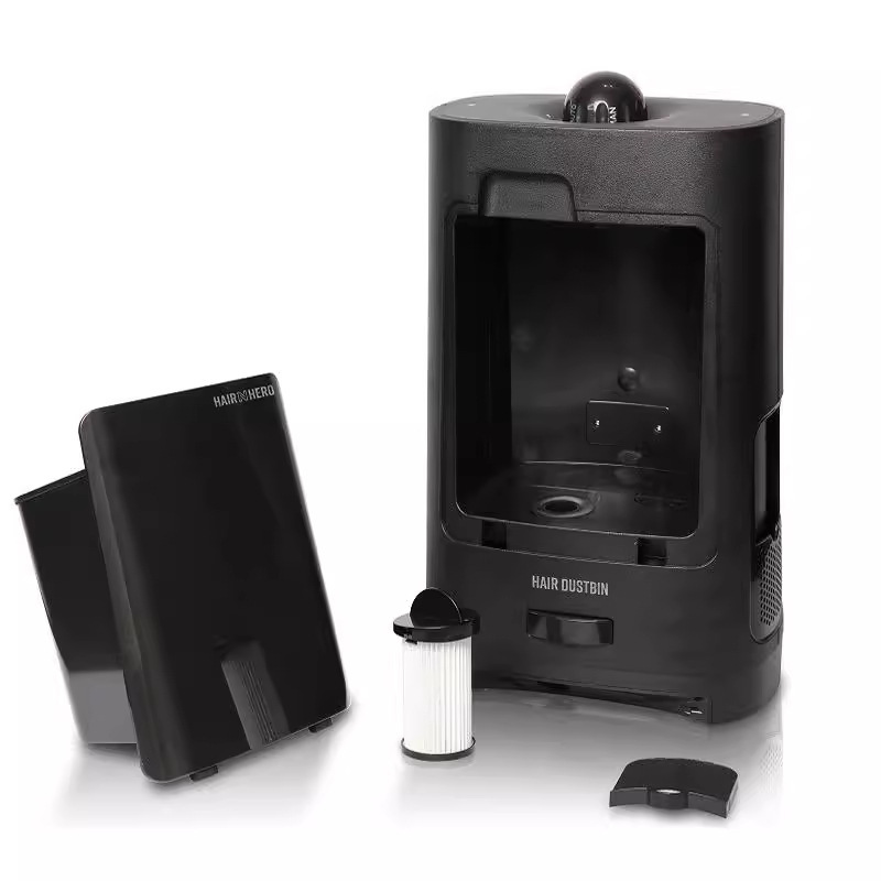 Comercio exterior venta caliente salón de peluquería especial triturador de cabello auto aspirar cabello basura doméstica herramienta de peluquería inteligente