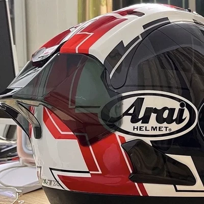 Motorcycle tail Black Tea-Colored Large Rear Wing