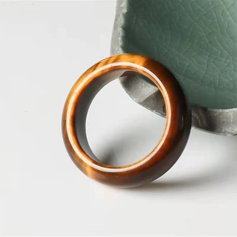 Ring with stone jade, wholesale