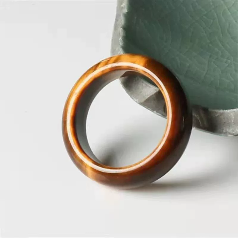 Ring with stone jade, wholesale