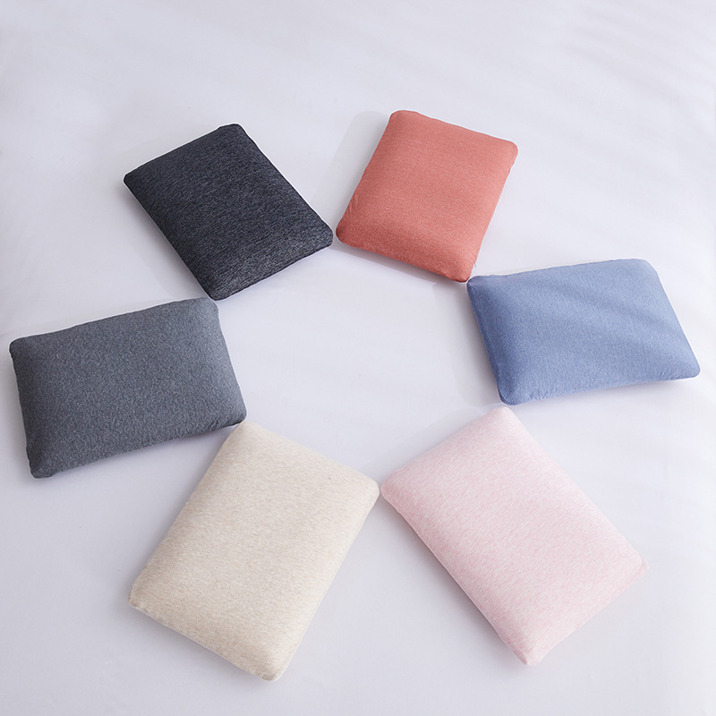 慢回弹记忆棉小枕头学生午睡枕办公室低枕头出差收纳旅行枕趴睡枕|ms