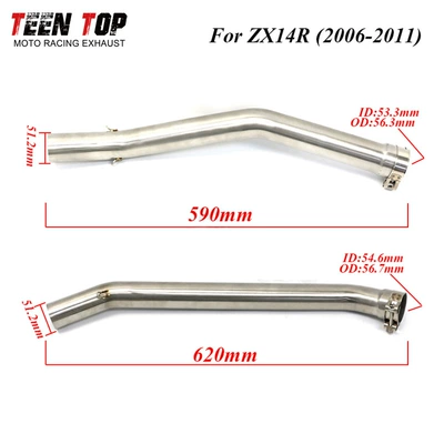 Exhaust Pipe Kawasaki Zx14R: Exhaust manifold