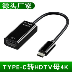Type-C to HDTV コンバーター ラップトップ モニター投影スクリーン HD ケーブル Type-C to HDTV メス