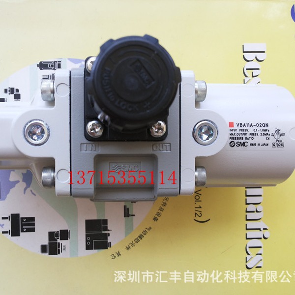SMC原装增压阀 VBA11A-02GN VBA11A-02G 02N