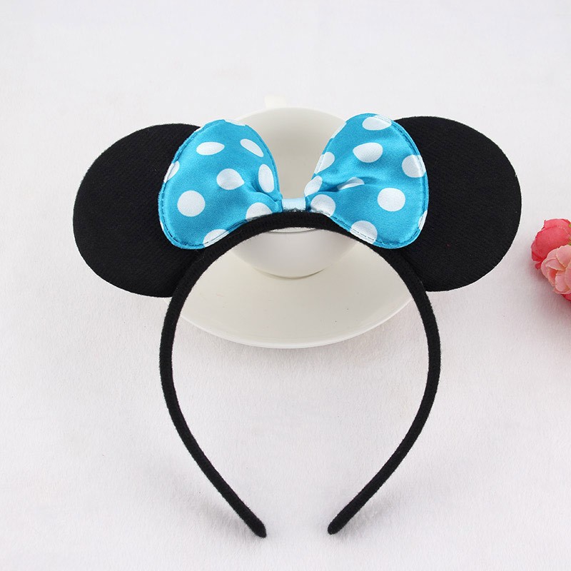 Minnie plana con aro azul