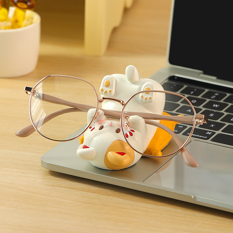 Cute Kitten Mobile Phone Holder Glasses Display Stand Glasses Store Stand Display Shelf Window Decoration Office Ornaments