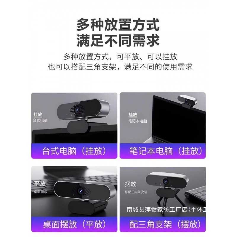 Laptop, CCTV camera, microphone