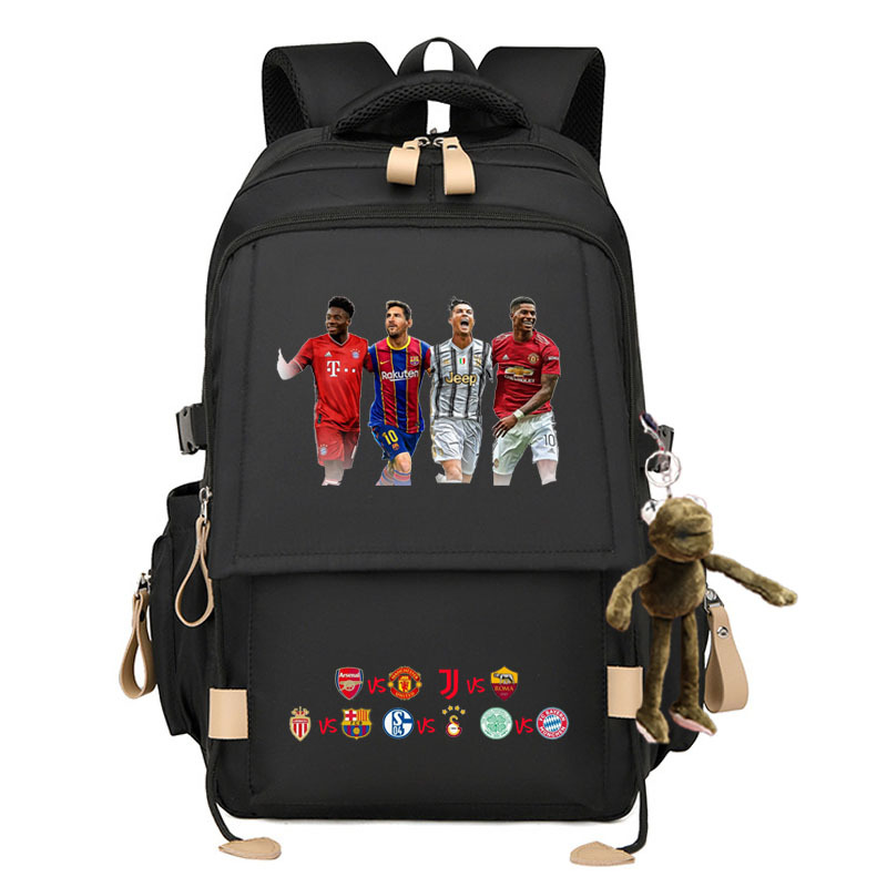 2024 Liga de Campeones Copa del Mundo de fútbol Mochila Real Madrid KakaCroba Messi Chelsea Manchester United estudiantes