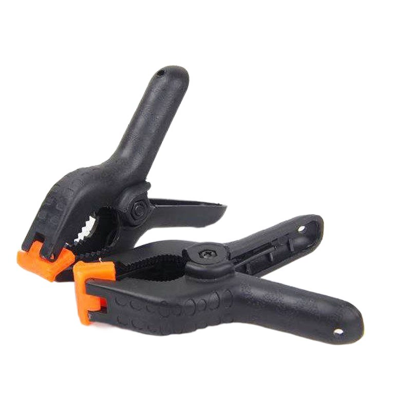 Прямая поставка с фабрики, 4-дюймовый прочный пластиковый A-образный зажим для фона фотографии, Столярный зажим, быстрая фиксация, зажим с пружиной